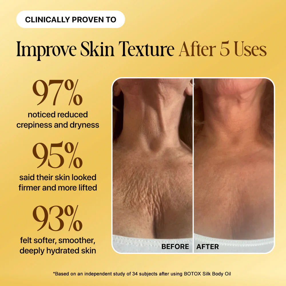 AIRCREAM® Botox Silk Body Oil Rediscover confidence with firmer, smoother, radiant skin