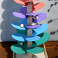 Y67A-Rainbow Musical Tree Toy Demolition Leaves Tower Ball Game Kids Educational Music Tree Toys